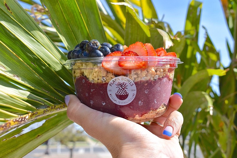 The bowls combine healthy and delicious treats that provide plenty of energy. (Photo  courtesy of Playa Bowls)