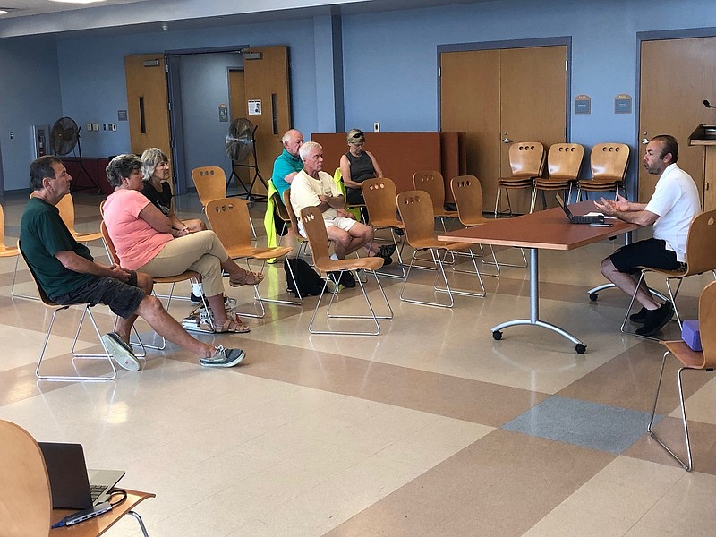 Third Ward City Councilman Jody Levchuk listens to residents during the meeting.
(Photo courtesy of Martin Fiedler, Just Right TV Productions)