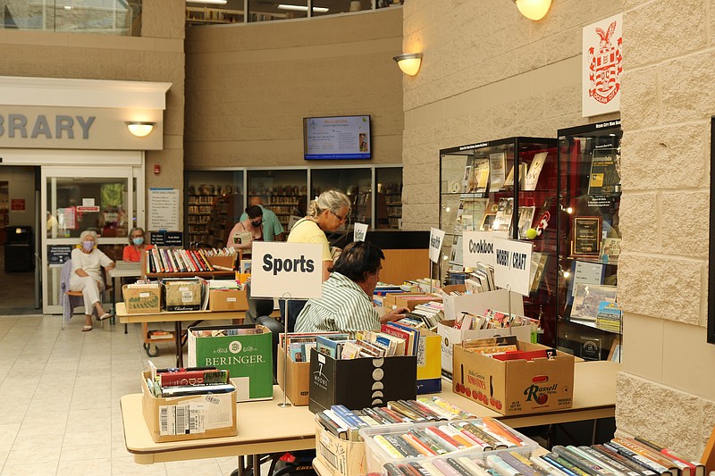 The book sale will offer an array of books and even puzzles to choose from.