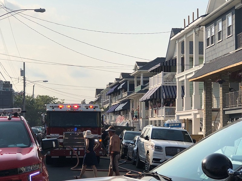 The Fire Department is called to a dumpster fire Monday.