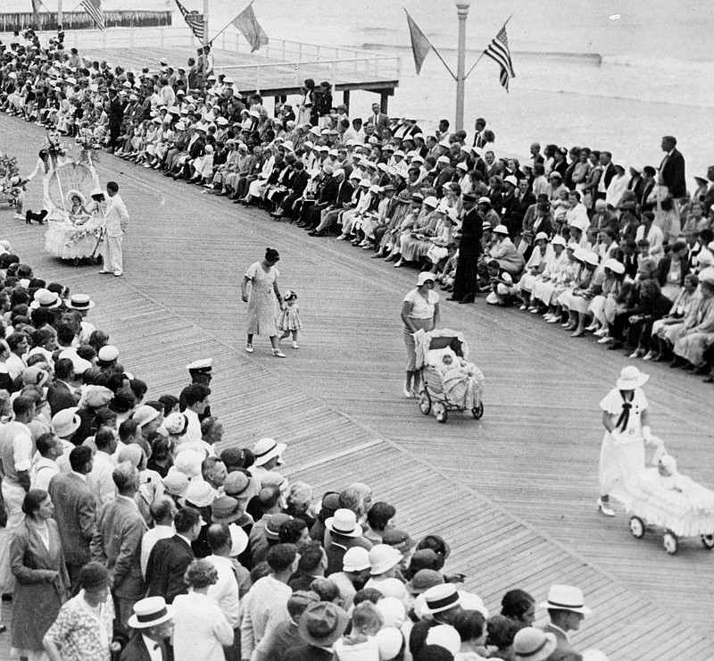 Ocean City's Baby Parade in 1933. (Photo on Pinterest)