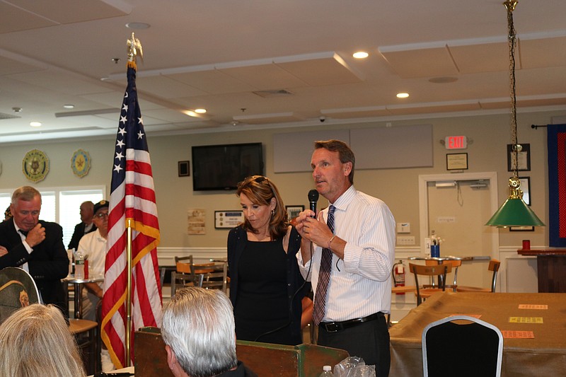 Michele Gillian, executive director of the Ocean City Regional Chamber of Commerce and Mayor Jay Gillian recall stories of Bill Cruice.