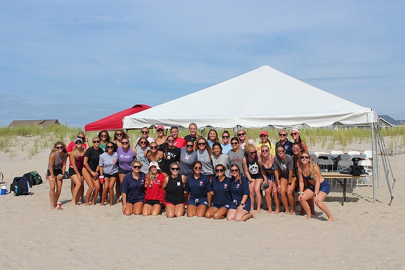 Women from South Jersey beach patrols attended the inaugural event. (Photo courtesy of Ocean City)