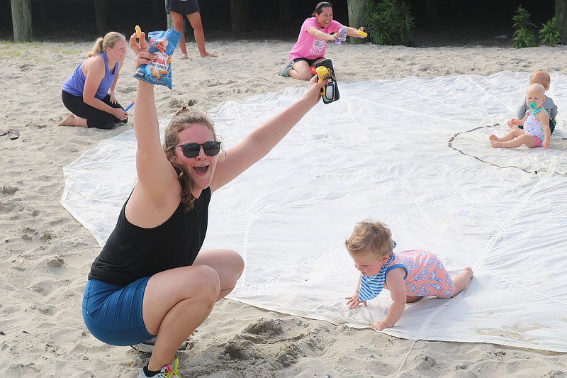 Martha Lamb says she and Baker, 14 months, came to win and they took home a second place.