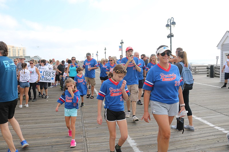 Teams walk to raise awareness and money for research.