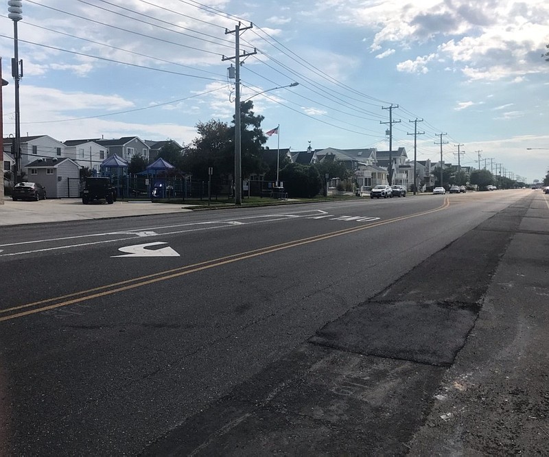 This area at 29th Street and West Avenue shows areas in need of repaving.