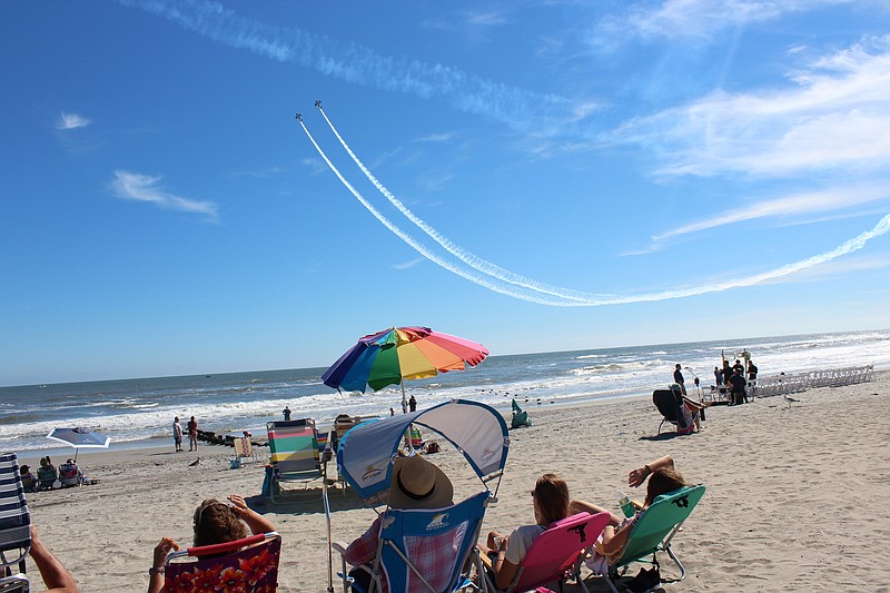 Spectators can watch from the beach. (Photo courtesy Ocean City)