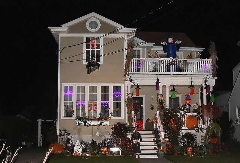 A house on Victoria Lane is decked out in spooky decorations. (Photo courtesy of Ocean City)