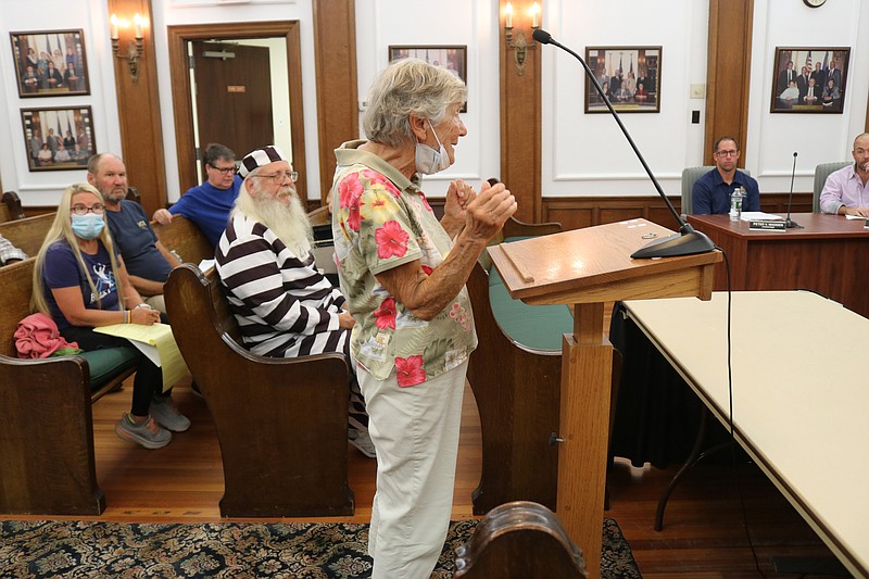 Beatrice Pinkerton lives in a home her family has owned for a century on Fourth Street.