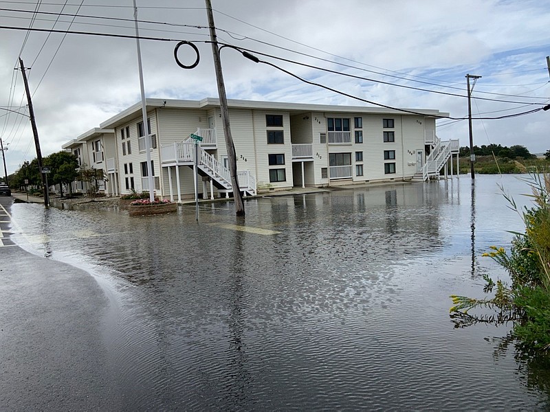 Chronic flooding has been a major issue for residents at the complex for years. (Photo courtesy of Steve Sinibaldi)