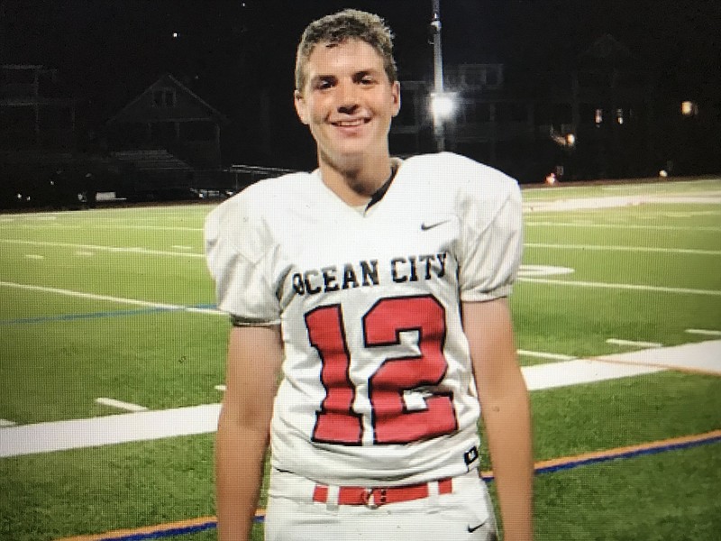 Riley Gunnels, Ocean City's quarterback, is a threat in the running game and passing game.