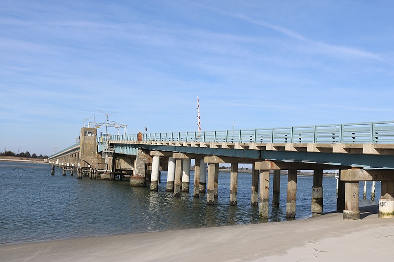 The Corson's Inlet Bridge connects the southern end of Ocean City with Strathmere.