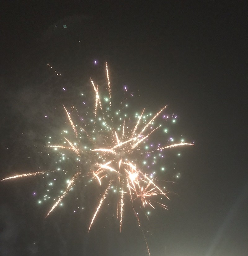 Fireworks light up the sky. (Photo courtesy of Ocean City)