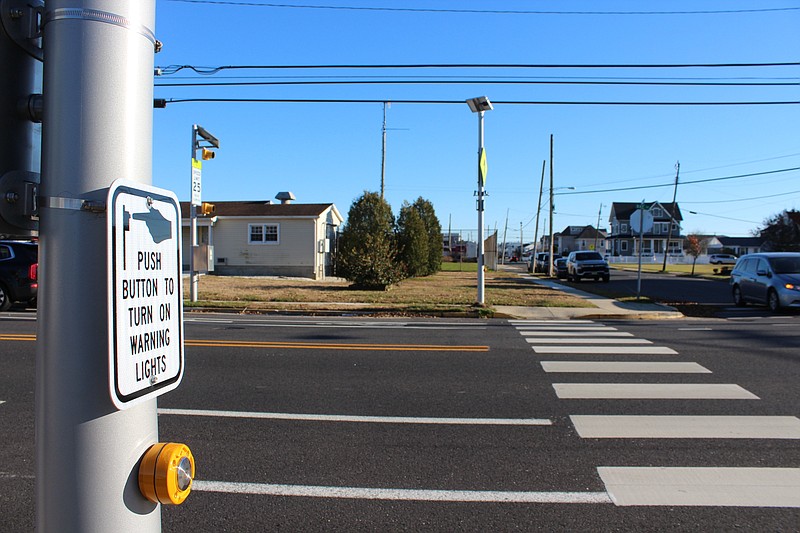 The crosswalk lights are timed to operate when students are going to school and coming home. They also can be user-activated at all other times.