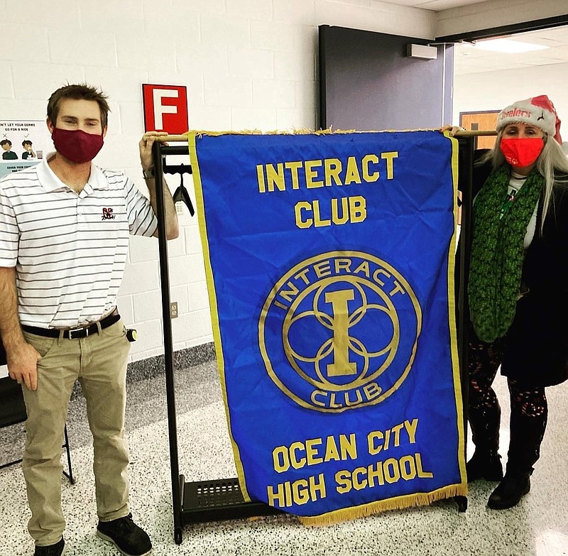 Interact Club members, were ushers and greeters at the holiday concerts and hosted a cookie drive.