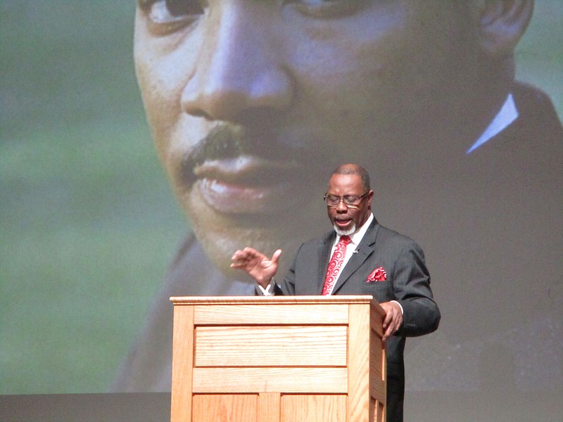 Rev. Gregory Johnson will recite Dr. Martin Luther King Jr.'s "I Have a Dream" speech at the ceremony.