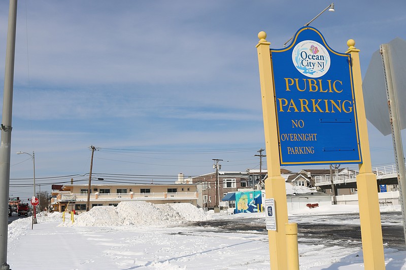 The city lots have been used for a while for snow removal.