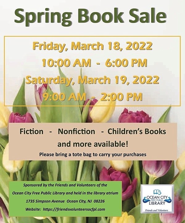 Ocean City Library Looks to Fill Calendar For Spring OCNJ Daily