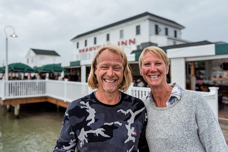 Tim Fox and partner Robyn Kjar (Courtesy of Deauville Inn)