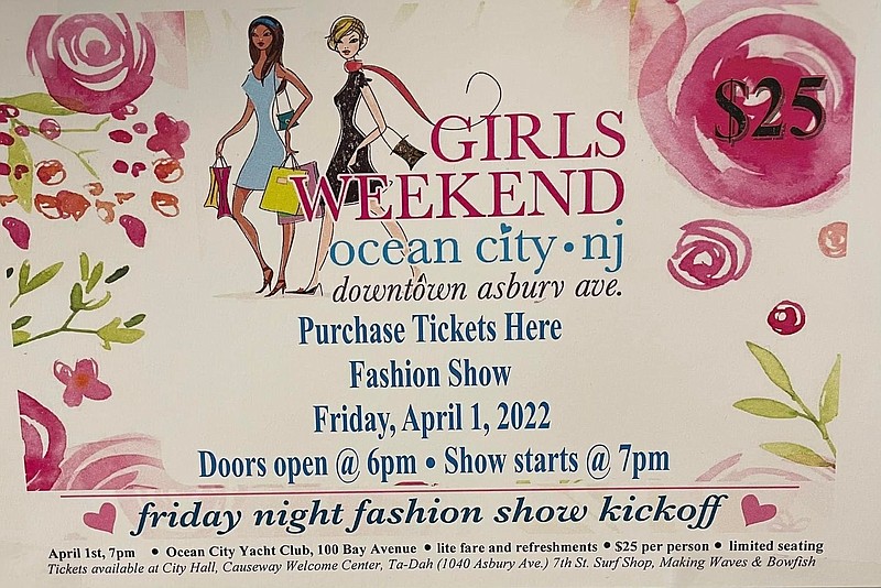 The fashion show kicks off Girls Weekend in Ocean City.