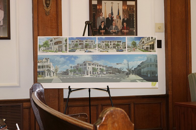 The rendering of the project.