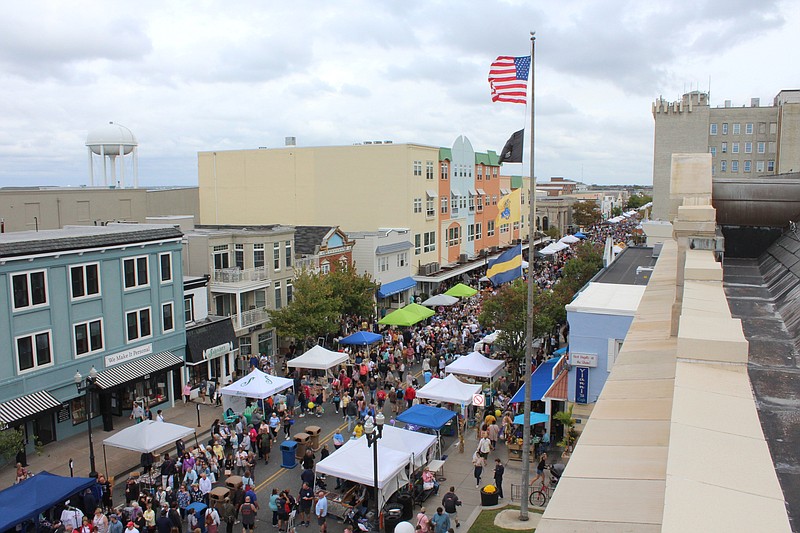 The Spring Block Party annually attracts thousands of visitors to Asbury Avenue. (Photo courtesy of Ocean City)