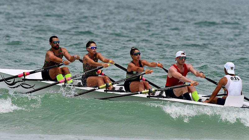 Coastal rowing allows men and women to compete together in mixed races. (Photo courtesy of USRowing.org)