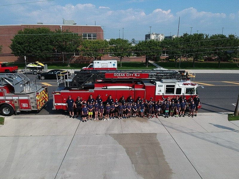 The 2022 Junior Firefighter Camp. (Photo courtesy of OCFD)