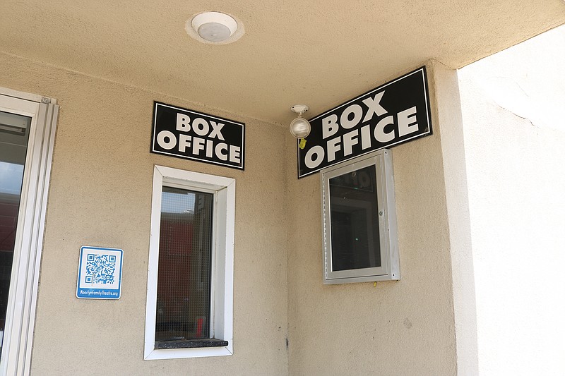 The vacant Box Office.