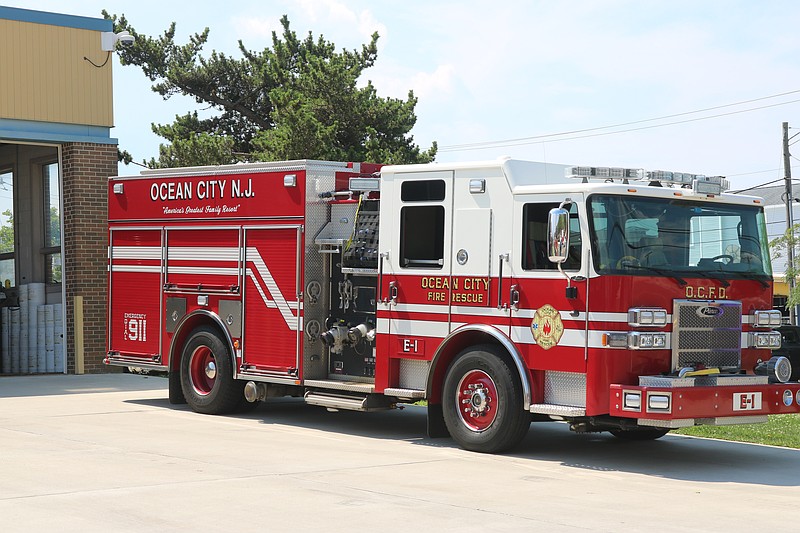 The Ocean City Fire Department is responding to broken water pipes.