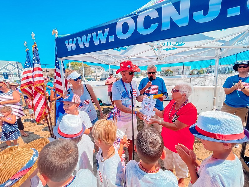 The South End Parade honors the late John Fallon with a Fallon Award. (Photo courtesy of DBK Photo and City of Ocean City)