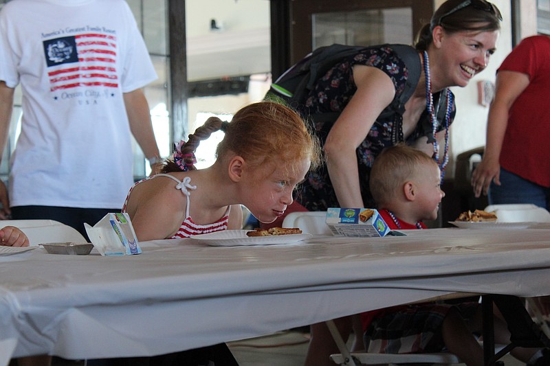 There will be pie eating contests this Wednesday at the Music Pier. (Photo courtesy of Ocean City)