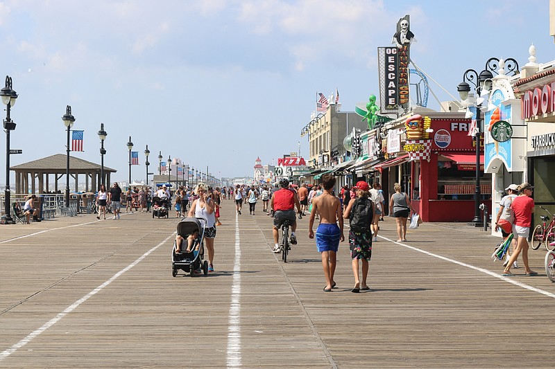 The Boardwalk bustles with entertainment in the summer and also year-round. 