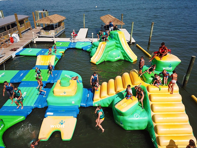 Kids will play for the day at Totally Tubular Aqua Park in the first official Renee Parker Monihan Foundation fundraiser. (Photo courtesy of TJ Heist)