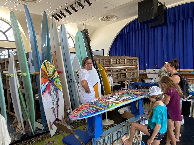 Check out the Art of Surfing Festival. 