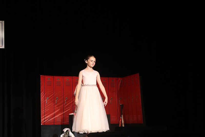 Sophia Neal, fourth runner-up, is elegant is her pose for the competition.