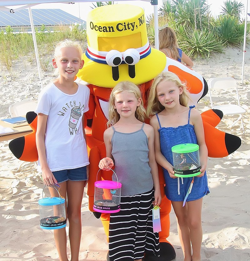 Hermit crabs will be highlighted, including city mascot, Martin Z. Mollusk. (Photo courtesy of Ocean City)