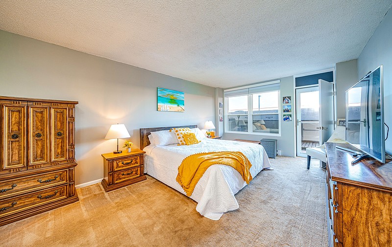 The master bedroom is spacious and airy.  (Photos courtesy of BHHS Fox &amp; Roach Realtor Mary Oteri)