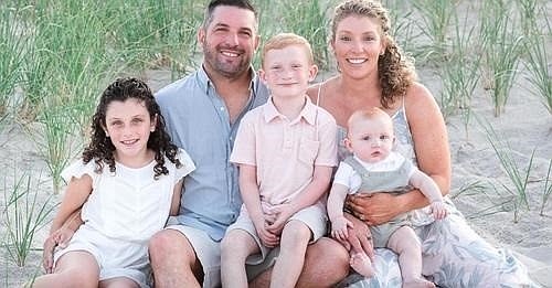 Dan and Megan Bogdan, with their children, Ava, Jack and Luke. (Photo courtesy of GoFundMe page by Molly Frank)