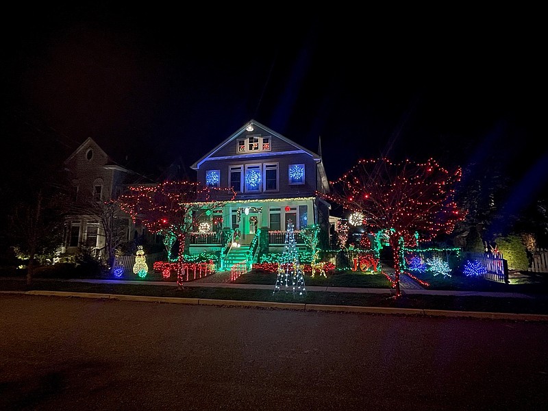 The McCormick home at 230 W. Seaspray Road was the “Most Colorful” award winner in 2022. (Photos courtesy of Ocean City)