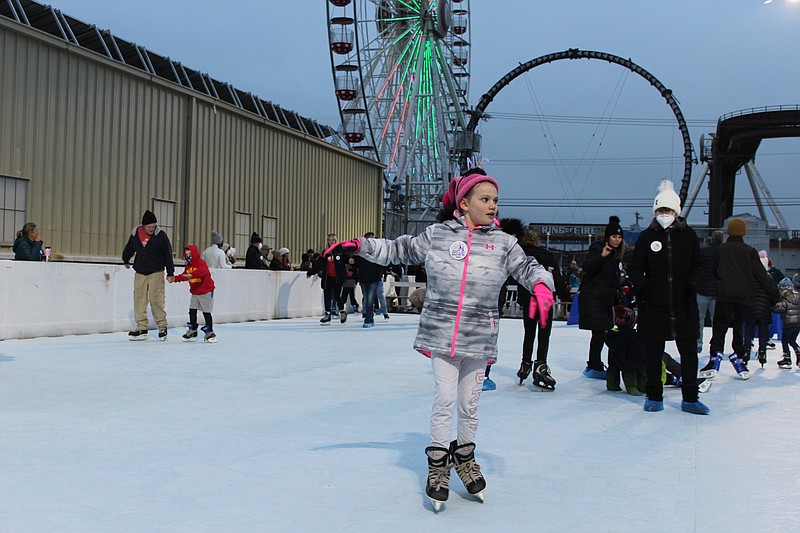 Ice skating is one of many activities enjoyed during First Night each year to ring in the New Year. (Photo courtesy of Ocean City)