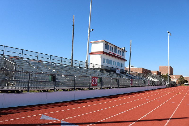 The bleachers will be replaces for 2023.