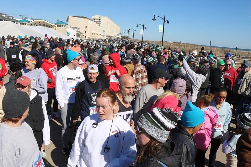 The Promenade is packed with participants Feb. 18.