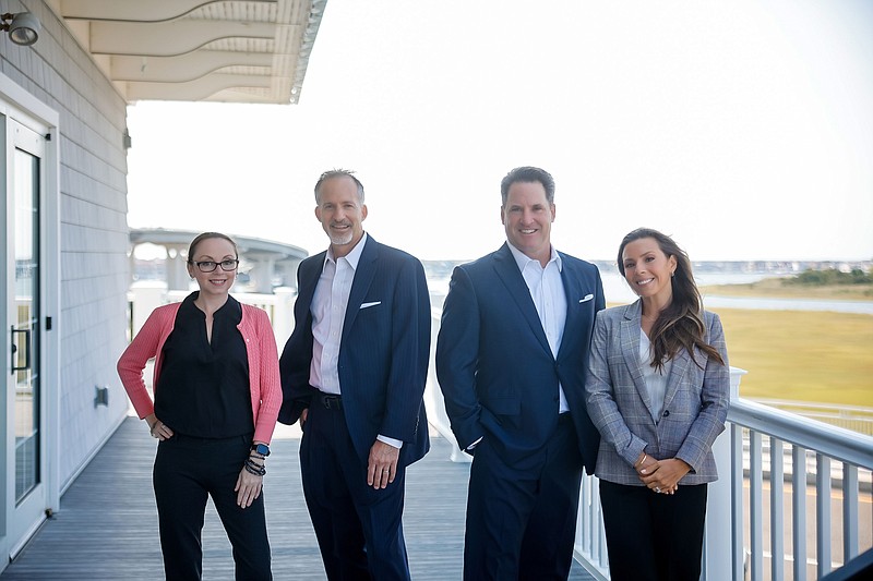 The Ocean City Financial Group team, from left, Kristina Krautblatt, Chris Kent, Mark Reimet and Jodie Booth. (Photo courtesy of Ocean City Financial Group)