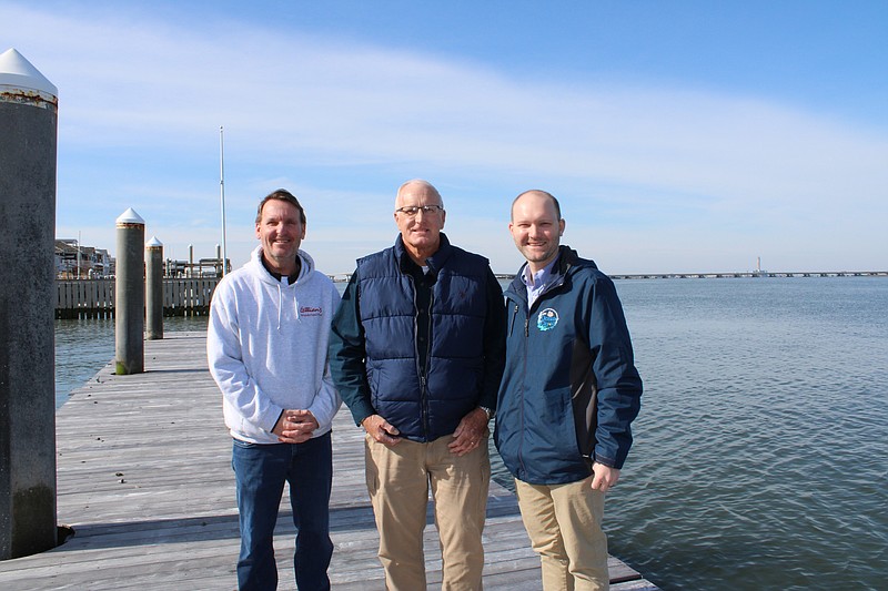 From left, Mayor Jay Gillian, Night in Venice Committee Chairman Dave Winslow and Ocean City Community Services Director Dan Kelchner are working together for the Night in Venice celebration. (Photo courtesy of Ocean City)