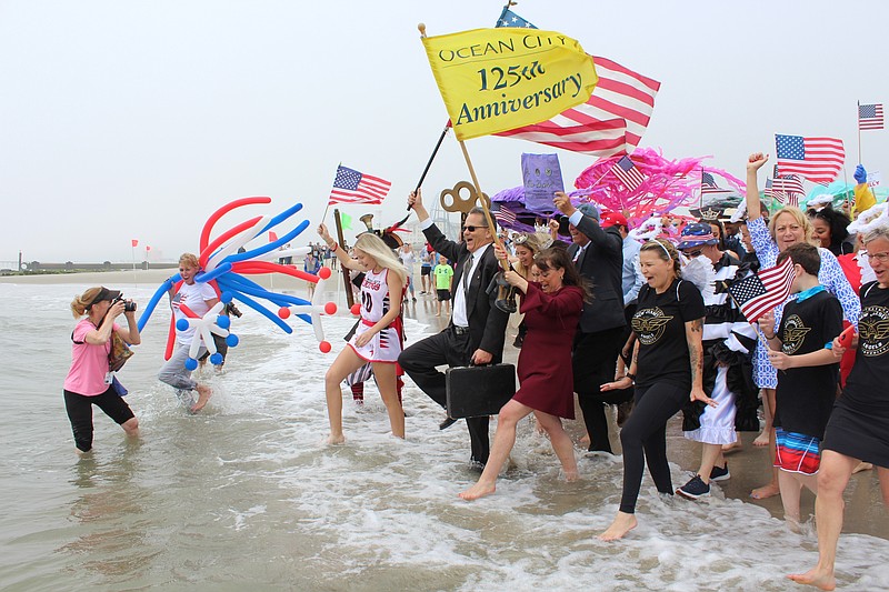 The Business Persons Plunge is a wacky tradition to kick off the summer season in Ocean City. 