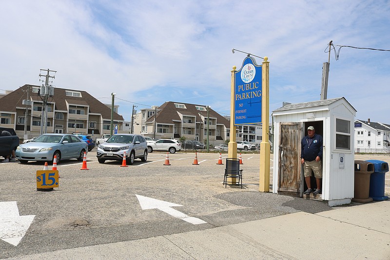 The Eighth Street parking lot near the Boardwalk is one of the sites analyzed for a multilevel garage.