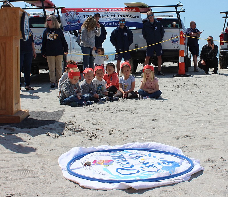 Little Rec’ers, sit up close to see if Martin Z. will see his shadow. (Photo courtesy of Ocean City)