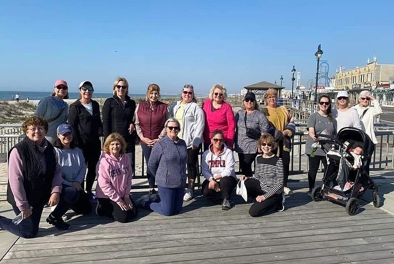 The new walking club began in April and is growing by each weekly walk. (Photo courtesy of Ocean City)