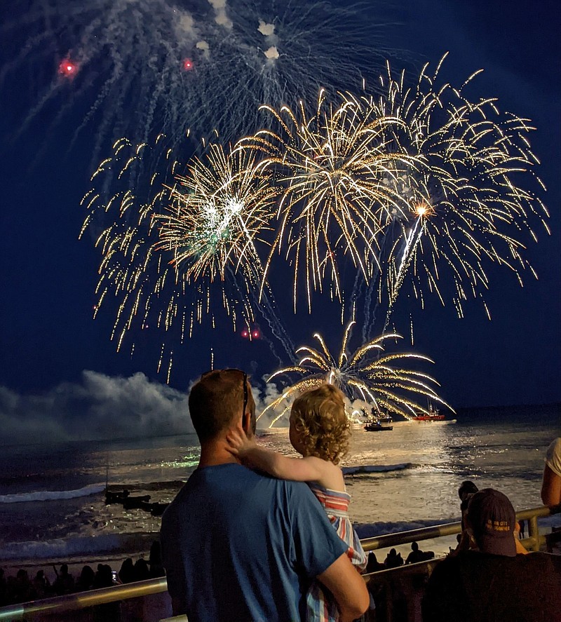 Fourth of July fireworks caps off a fun-filled day in Ocean City. (Photo courtesy of Ocean City)